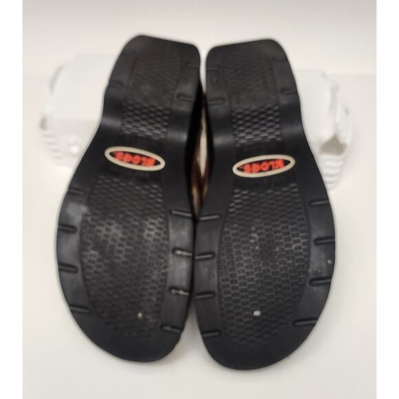 Klogs Footwear Austin Women's Floral Taupe/Brown Slip-Resistant Clog Shoes 8.5M - Picture 8 of 9